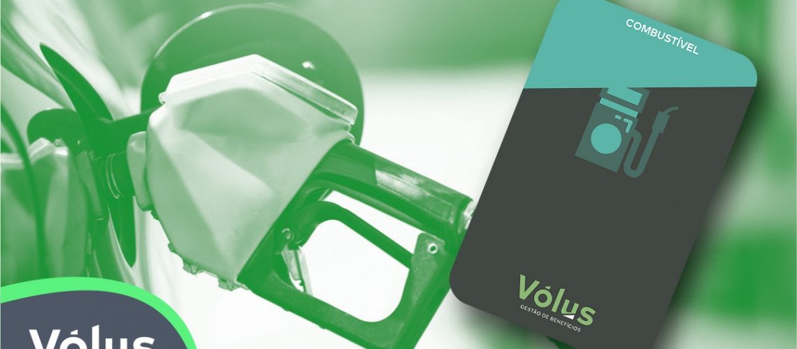 Capa ilustrativa para texto como funciona vale combustível, com a bomba de abastecimento em carro.